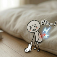 靴下を履こうとした瞬間、腰に激痛。人生初の腰痛に涙目な人